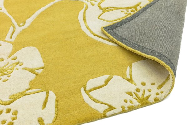 Žlutý koberec Blondie Devore Yellow Rozměry: 80x150 cm