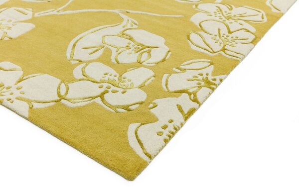 Žlutý koberec Blondie Devore Yellow Rozměry: 80x150 cm