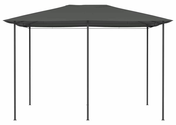 Altán 3 x 4 x 2,6 m antracitový 160 g/m² 313616