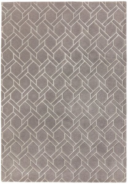 Šedý koberec Rapun Fine Silver Rozměry: 120x170 cm