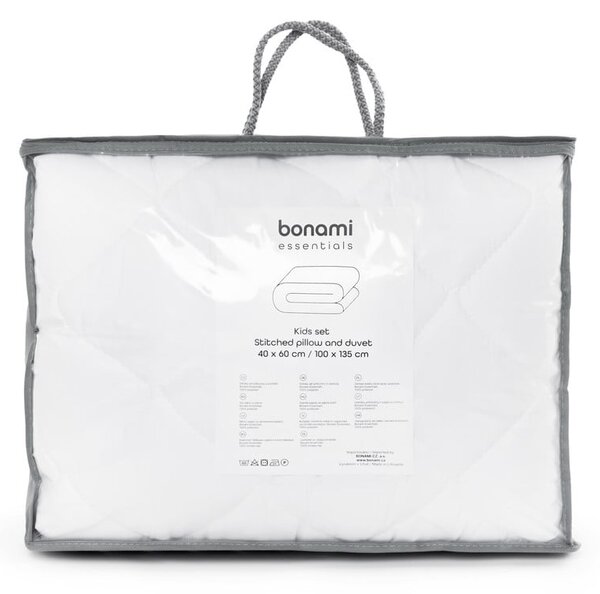 Celoroční dětský set přikrývky a polštáře do dětské postýlky 100x135 cm Stitched – Bonami Essentials