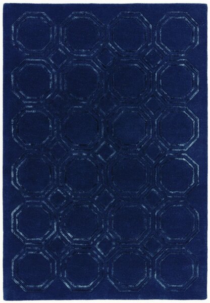 Modrý koberec Rapun Octagon Navy Rozměry: 120x170 cm