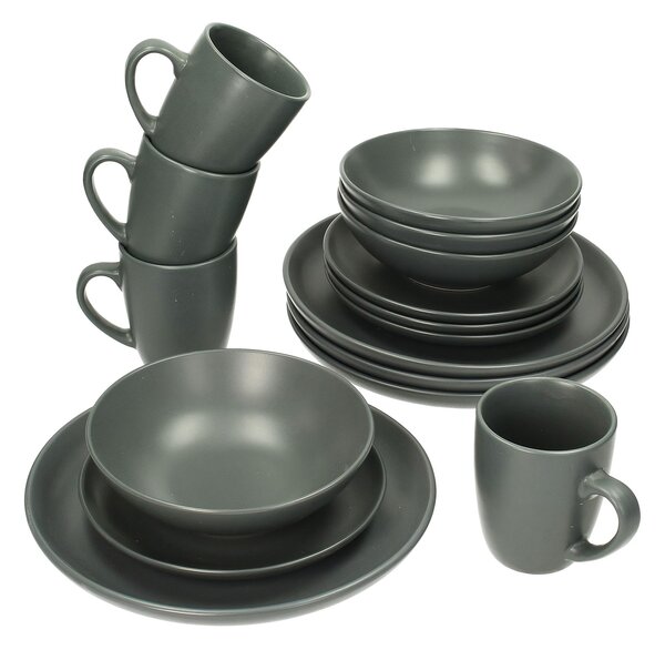Sada nádobí Vivo Dark Grey 4/16