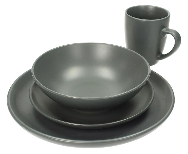 Sada nádobí Vivo Dark Grey 4/16