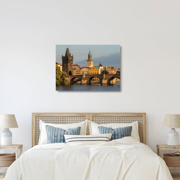 Skleněný obraz - Karlův most (70x50 cm)