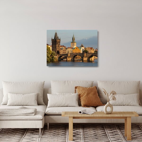 Skleněný obraz - Karlův most (70x50 cm)
