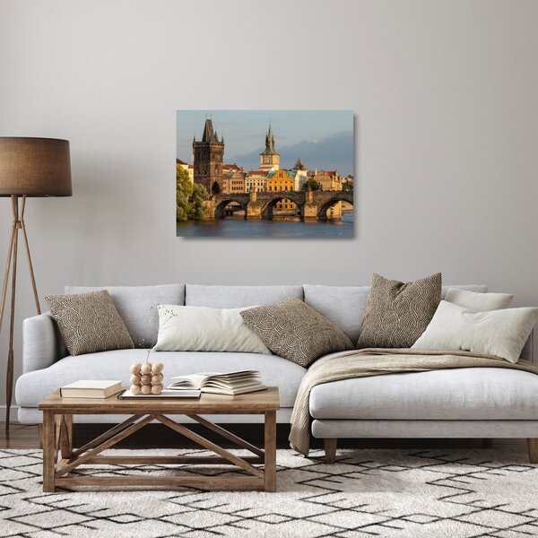 Skleněný obraz - Karlův most (70x50 cm)