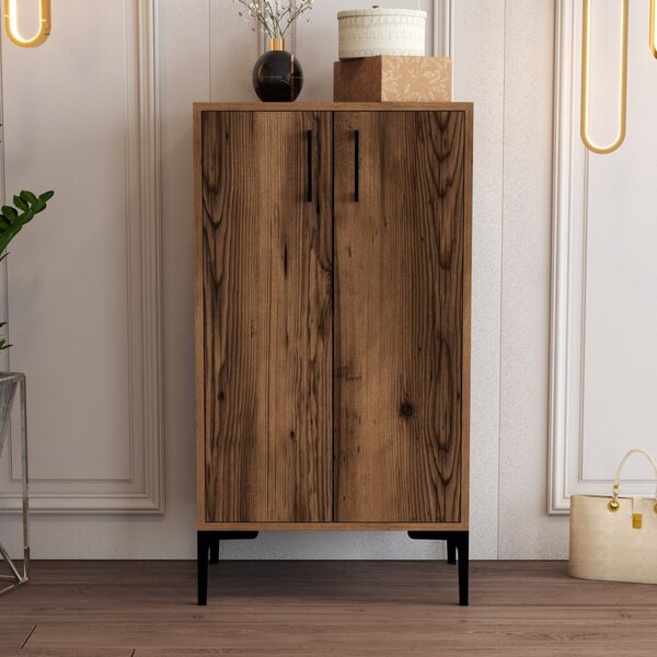 Hanah Home Botník Prag 60x111 cm ořech