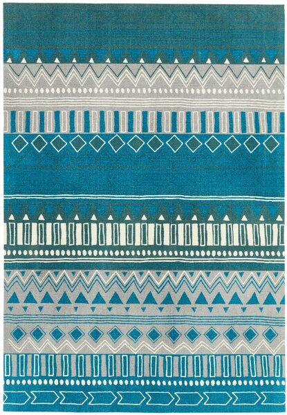 Modrý koberec Tycho Teal Rozměry: 160x230 cm