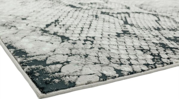 Šedý koberec Ston Snake Rozměry: 80x150 cm