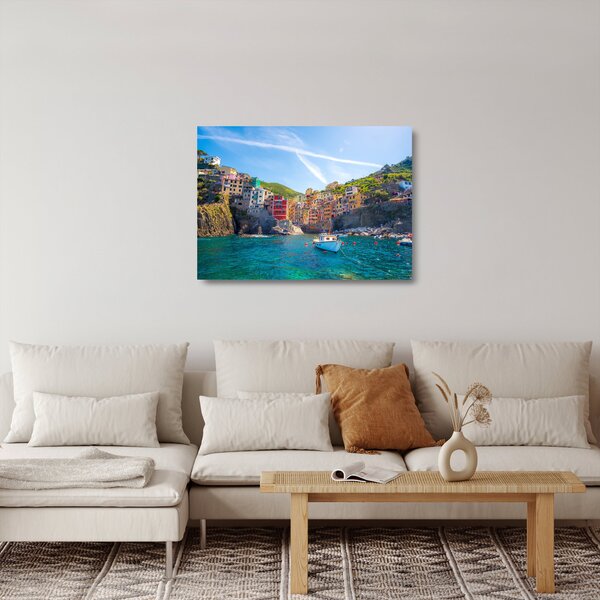 Skleněný obraz - Na Středozemním moři (70x50 cm)