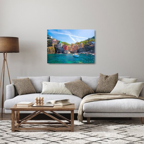 Skleněný obraz - Na Středozemním moři (70x50 cm)
