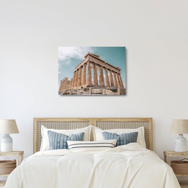 Skleněný obraz - Antický akropolis (70x50 cm)