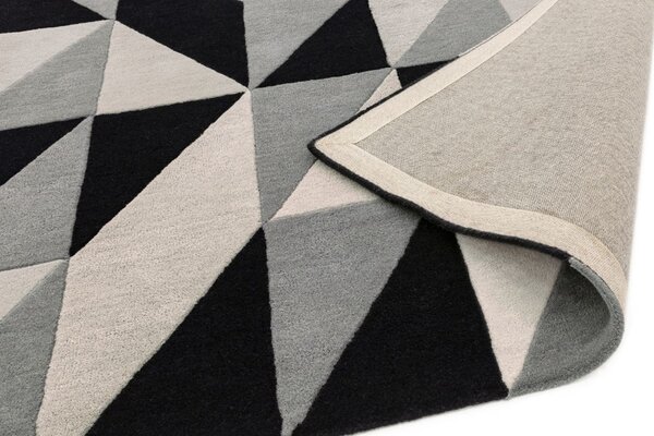 Černý koberec Jigsaw Flag Grey Rozměry: 200x290 cm