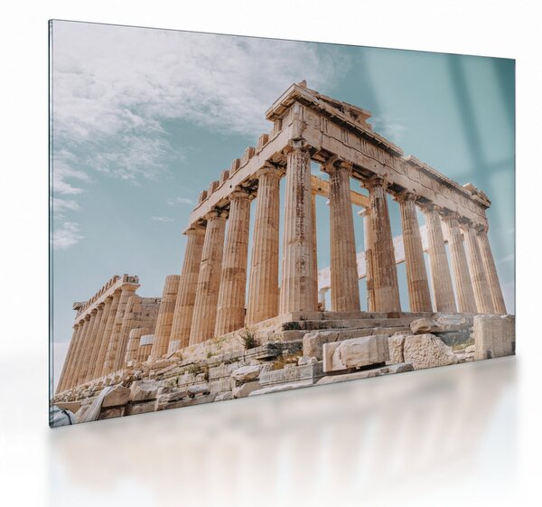 Skleněný obraz - Antický akropolis (70x50 cm)