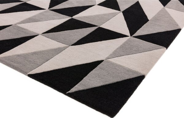 Černý koberec Jigsaw Flag Grey Rozměry: 200x290 cm