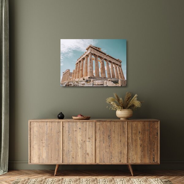 Skleněný obraz - Antický akropolis (70x50 cm)