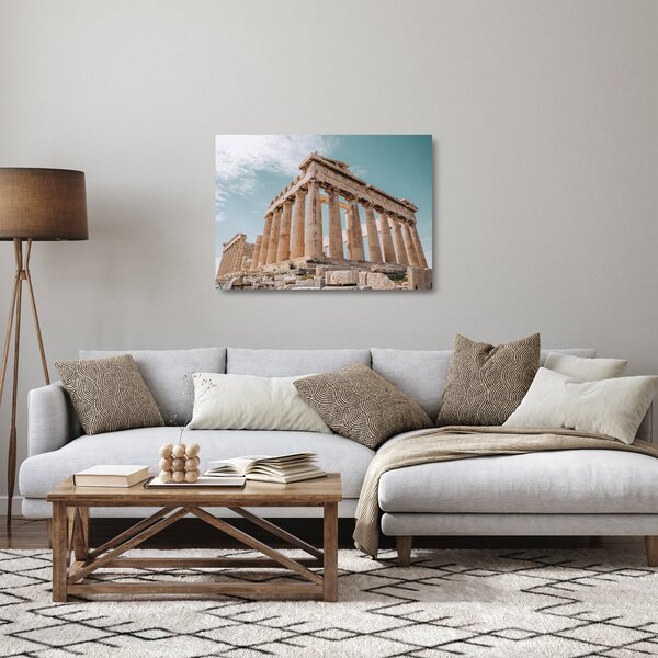 Skleněný obraz - Antický akropolis (70x50 cm)