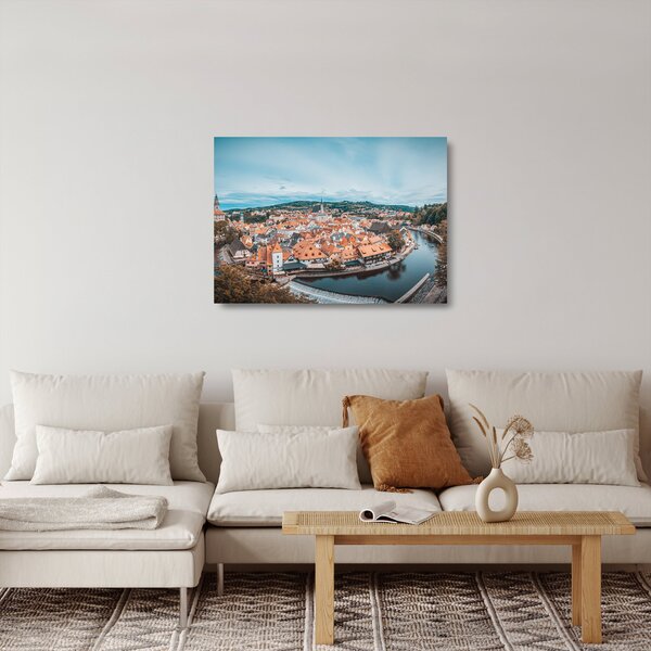 Skleněný obraz - Český Krumlov (70x50 cm)