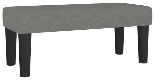 Box spring postel s matrací tmavě šedá 80 x 200 cm textil 3136870