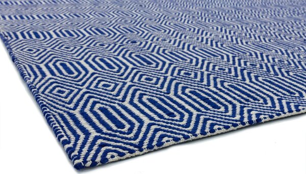 Modrý koberec Darisi Blue Rozměry: 66x200 cm