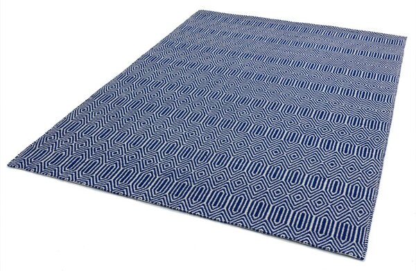 Modrý koberec Darisi Blue Rozměry: 66x200 cm