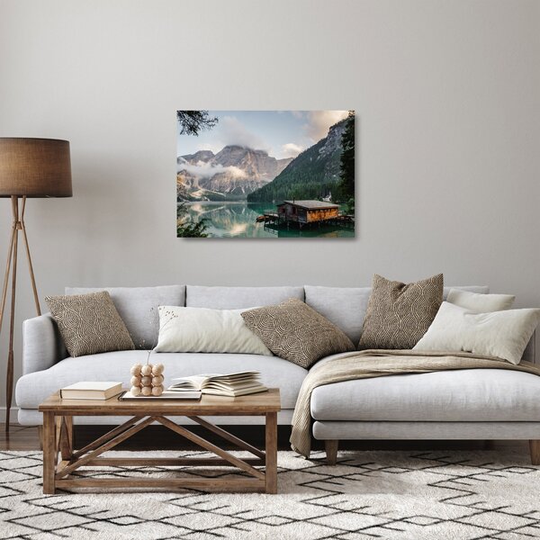 Skleněný obraz - Lake Prags (70x50 cm)