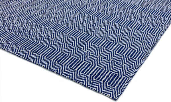 Modrý koberec Darisi Blue Rozměry: 66x200 cm