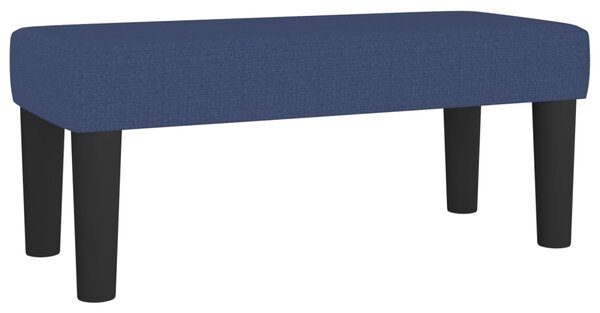 Box spring postel s matrací modrá 90x190 cm textil 3136803