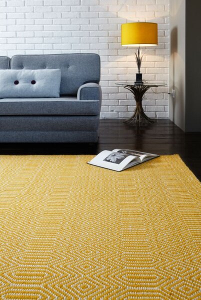 Žlutý koberec Darisi Mustard Rozměry: 100x150 cm