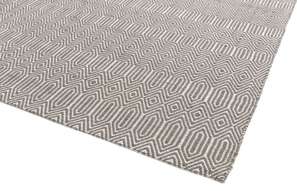 Šedý koberec Darisi Silver Rozměry: 66x200 cm