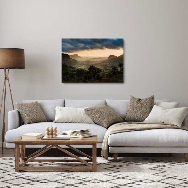 Skleněný obraz - Kubánské vrcholky (70x50 cm)