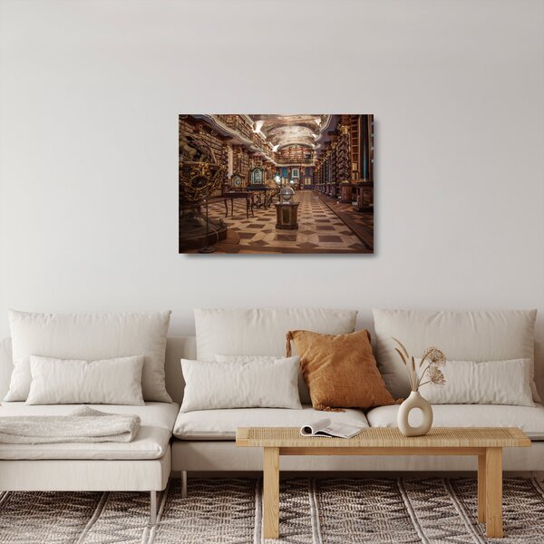 Skleněný obraz - Pražské Klementinum (70x50 cm)