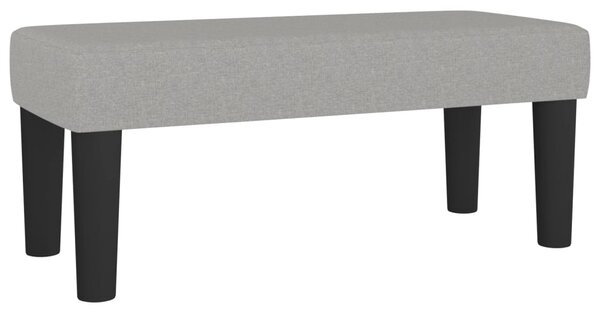 Box spring postel s matrací světle šedá 80 x 200 cm textil 3136869