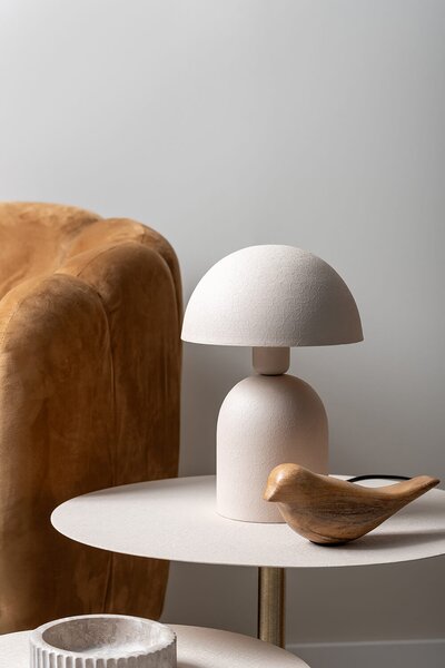 Stolní lampa Boa šedá