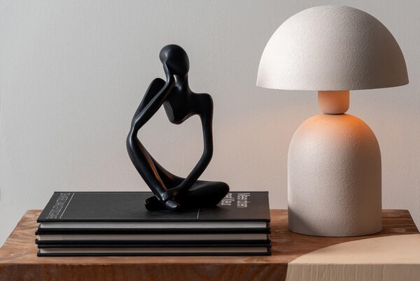Stolní lampa Boa šedá