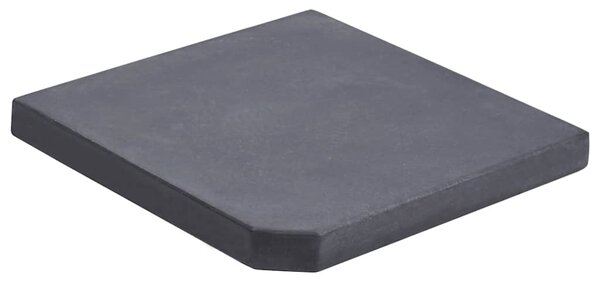 Závaží pro slunečník černé žulové čtvercové 25 kg 313669