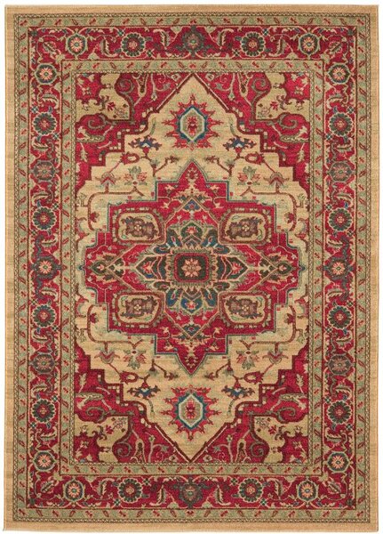 Červený koberec Byrne 10 Rozměry: 80x150 cm