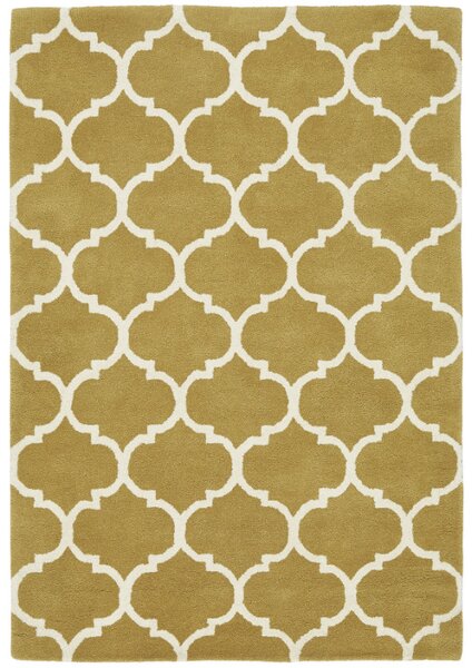 Žlutý koberec Swans Ogee Ochre Rozměry: 80x150 cm