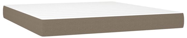 Box spring postel s matrací taupe 160x200 cm textil 3136849