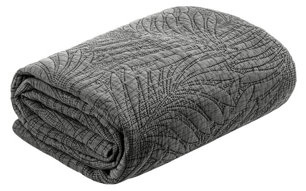 PŘEHOZ NA POSTEL STONE1 170X210 CM TMAVĚŠEDÝ