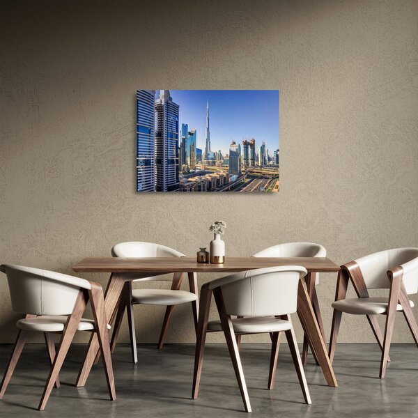 Skleněný obraz - Dubajské ráno (70x50 cm)