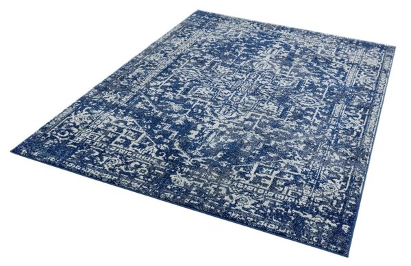 Modrý koberec Dinamo Oriental Navy Rozměry: 120x170 cm