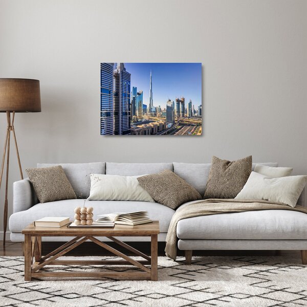 Skleněný obraz - Dubajské ráno (70x50 cm)
