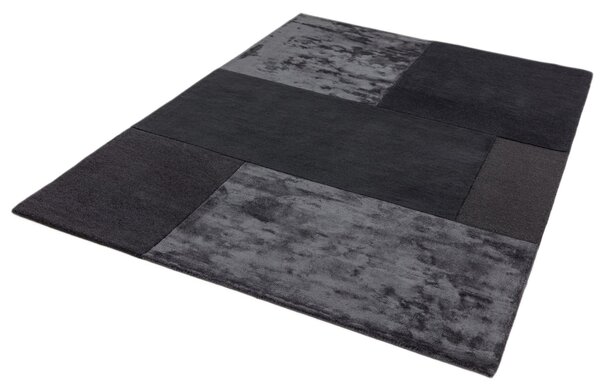 Černý koberec Kitkat Charcoal Rozměry: 120x170 cm
