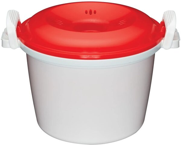 KitchenCraft rýžovar do mikrovlnné trouby 1,5 l, s odměrkou a lopatkou, bez BPA KCRICECOOK