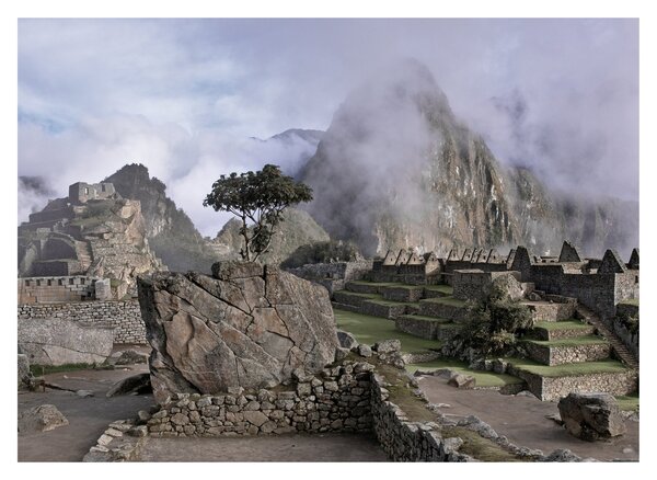 Skleněný obraz - Machu Picchu (70x50 cm)