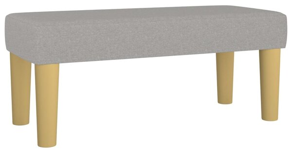 Box spring postel s matrací světle šedá 120 x 200 cm textil 3137061