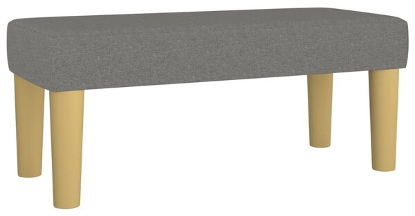 Box spring postel s matrací tmavě šedá 90x190 cm textil 3137038
