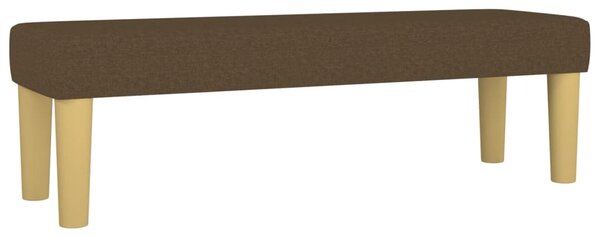 Box spring postel s matrací tmavě hnědá 140x190 cm textil 3137152
